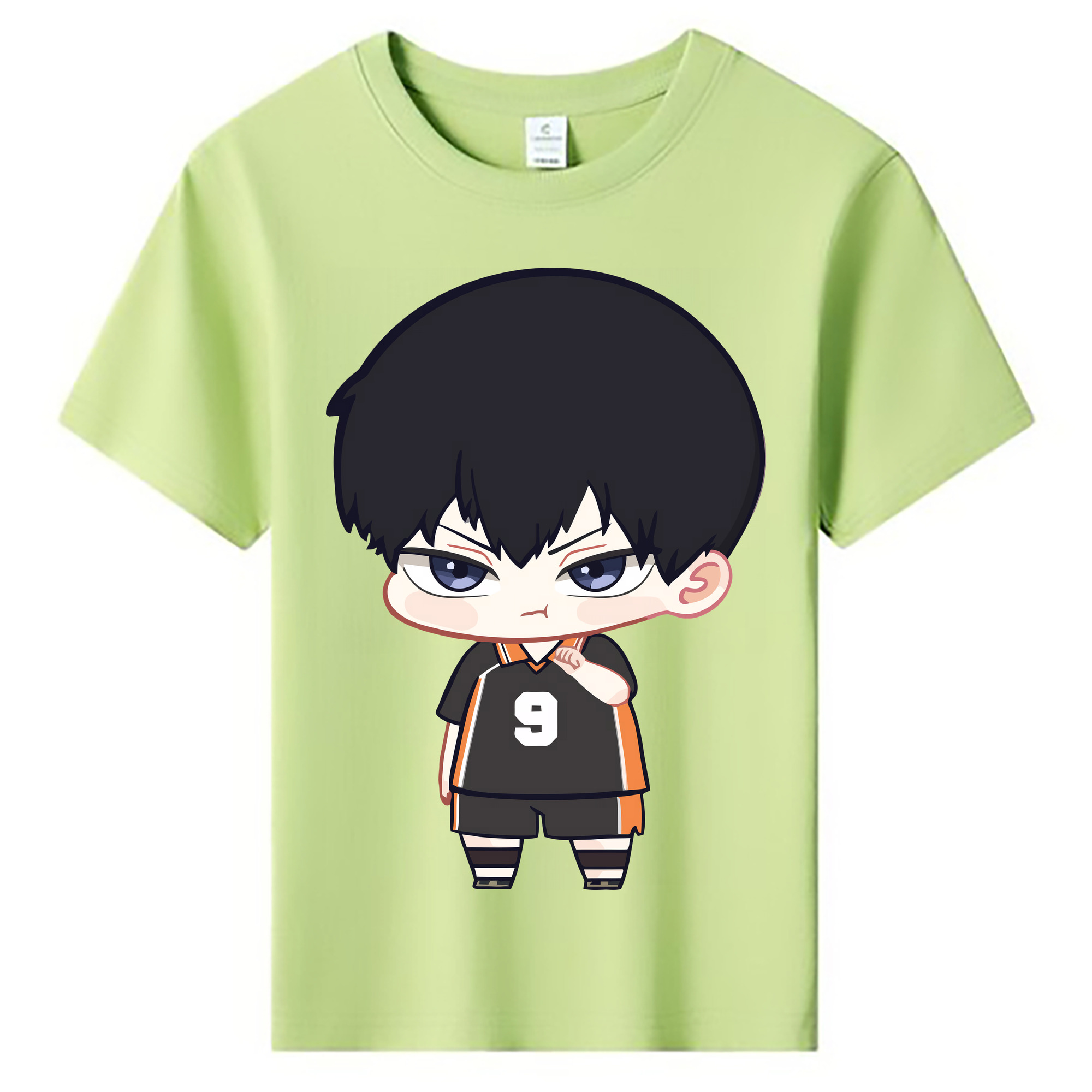 （画像用） ハイキュー!! Haikyu!! 綿100％キッズTシャツ（フロントプリント）